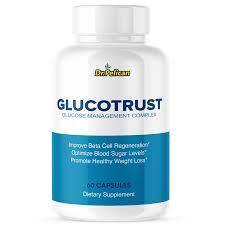 GlucoTrust blood sugar supplement bottle